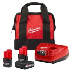 Milwaukee M12 Redlithium High Output Xc5.0/cp2.5 Starter Kit 48-59-2425P