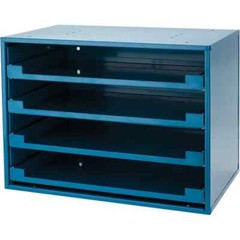 Slide Drawer Cabinet Frame: 4 Slide-Out Racks, 12-1/2″ D x 20-1/2″ W x 14-5/8″ H