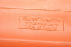 Simport Scientific 3 Liter Orange HDPE Bottles Lot Of 3 Laboratory Jugs Canada