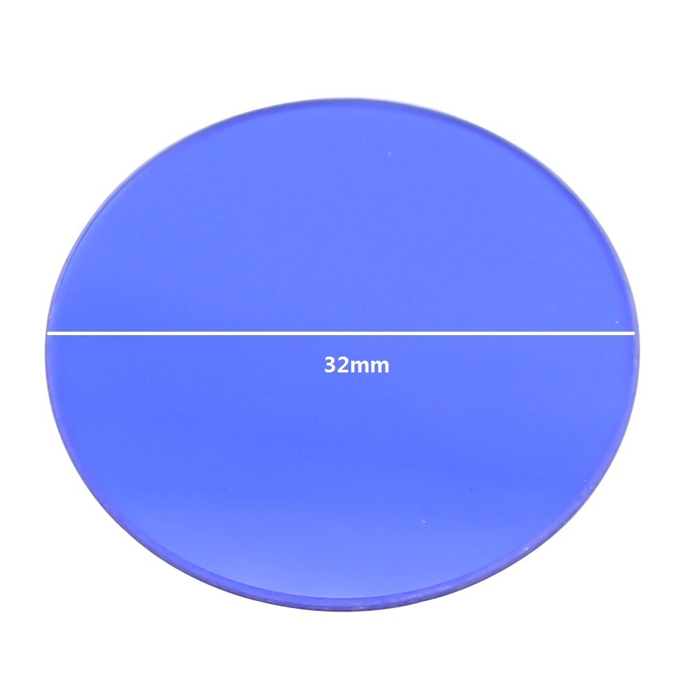 Microscope Blue Color Filter 45 42 35 32 mm Diameter for Biological Microscope
