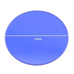 Microscope Blue Color Filter 45 42 35 32 mm Diameter for Biological Microscope