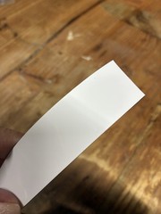 Commercial Grade Magnetic Dry Erase Whiteboard Strip Roll 1” Wide Partial Roll