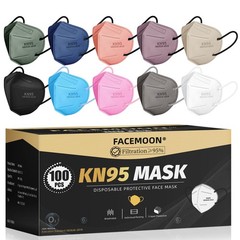 KN95 Face Masks Adults Disposable 100 Pack KN95 Masks Protective Comfortable…