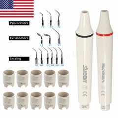 SEASKY Dental Ultrasonic Piezo Scaler Handpiece Tips fit EMS WOODPECKER CE