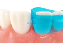 Dental Contoured Anterior Matrix Bands Polyester Blue Strip Restoration Matrices