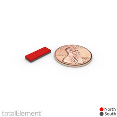 1/2 x 3/16 x 1/16 Inch Neodymium Rare Earth Block Magnets N52 (100 Pack)