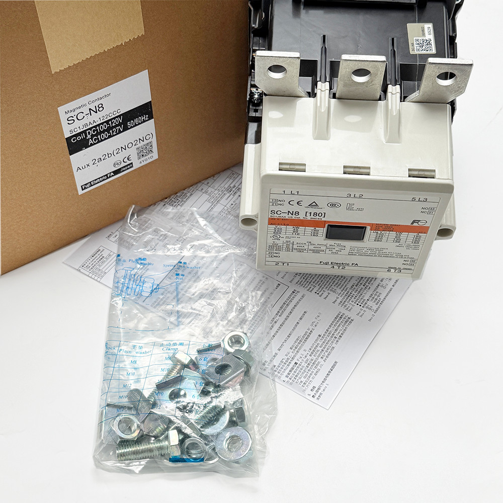 Brand New 1Pcs SC-N8[180] AC100-127V for Fuji Magnetic Contactor 50/60Hz