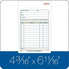 Adams Sales Order Book, 3-Part, 50 Count (Pack of 1), White/Canary/Pink