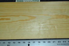 Yellow Pine Raw Wood Veneer Sheet 9.5 x 33 inches 1/42nd N5942-89