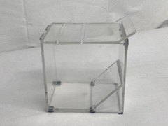 Clear Acrylic Parafilm M & Foil Dispenser 2-Slots 4-3/4”L x 6-3/4”W x 6-3/8”H