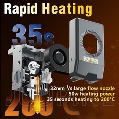 New Upgraded 0.25MM&0.4MM&0.6MM Hotend For AD5X, 0.25+0.4+0.6MM AD5X Nozzle