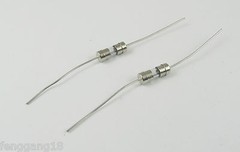 10pcs Glass Tube Fuse Axial Leads 3.6 x 10mm 1A 1Amps Fast Quick Blow 250V