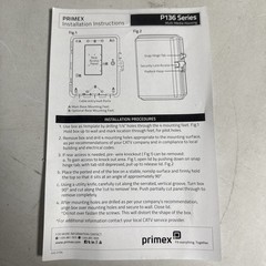 Primex Enclosure P136U Outdoor Housing 3 Port Grey 11.5″x9″x3.5″