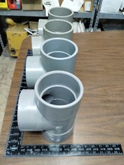 SPEARS 801-040C GF 4″ T TEE SCH80 CPVC SCH 80 ASTM NSF-PW F-439 Socket SLIP NEW!