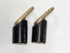 CT-40FA 45° Welding Connector Terminal Lug RXLC-40 LC-40 Cable 17/32″ 2-Pack