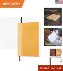 Blank Journal Notebook Paper – A5 Journal Refill – for Refillable Leather Jou…