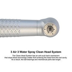 COXO Dental Turbine Handpiece 4 Hole High Speed CX207-W Sinol Quick Coupling M4