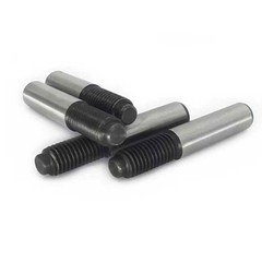 D10 M10 45# Steel Male Thread Tapered Pin Tail Round Cone Pins Dowels GB881 [