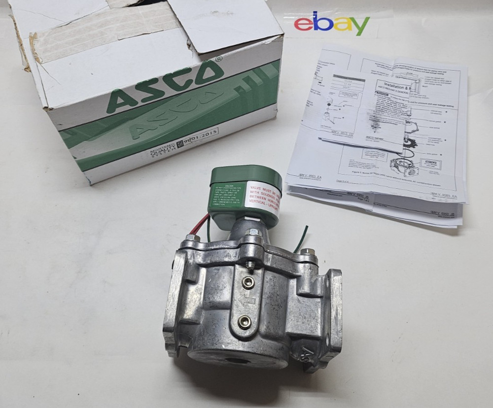 ASCO Redhat 8214G251-12VDC 1″ 2-Way Normally Closed Gas Solenoid Valve