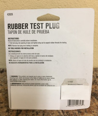 Rubber Test Plug For 3 in. Cast Iron and PVC Pipe
