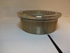 Mifab Floor Cleanout, R-1 Adjustable Cover, Nickel Bronze, 4”NPSM Thread NBTOP