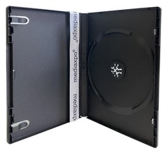 10 STANDARD Black Single DVD Cases 14MM **1-3 DAYS