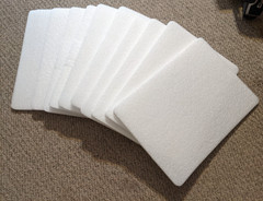 10Pcs 18.5×13.5×0.5 Polyethylene Foam Sheets Packing Cushion Pads for Shipping