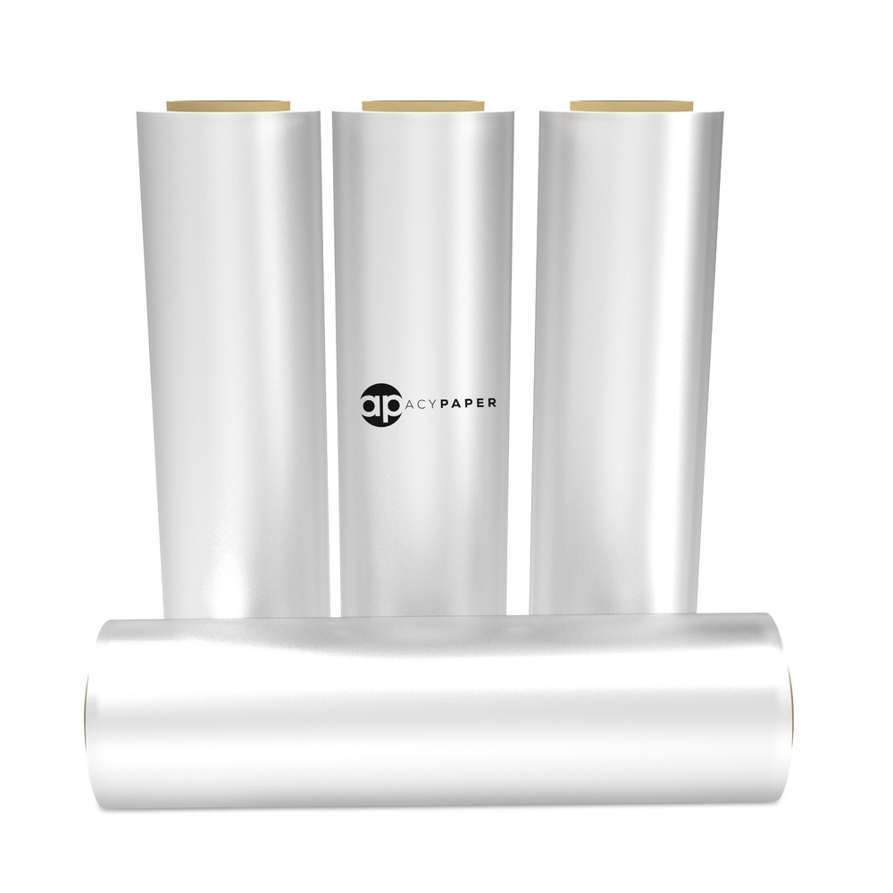 ACYPAPER Clear Stretch Wrap 18 x 1500′ 80 Gauge (240 Rolls/Pallet)
