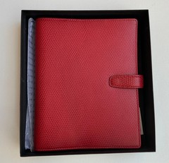 Filofax Chameleon A5 Organizer | Beautiful Red Leather w/Box