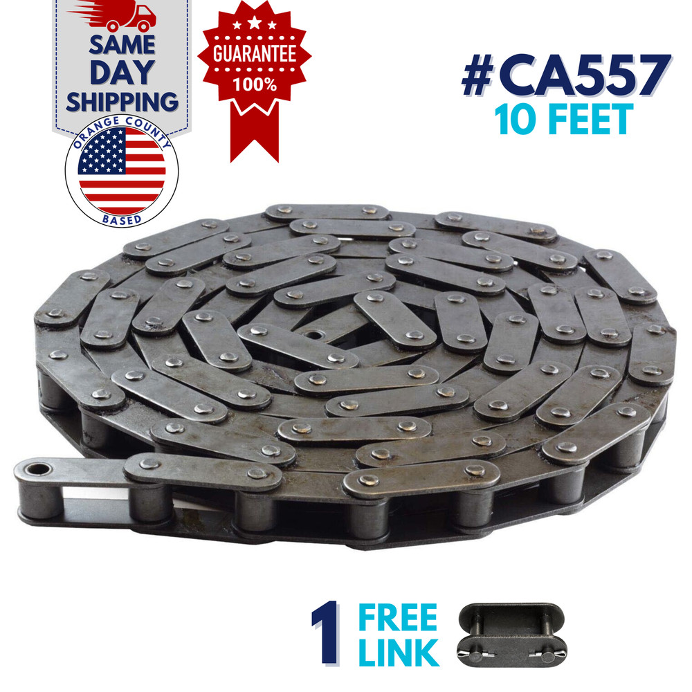#CA557 Agricultural Conveyor Roller Chain 10 Feet with 1 Connecting Link