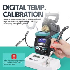 YIHUA 939D+ III EVO 110W Digital Soldering Station Dual LCD Display High-Power