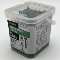 NEW!! Everbilt 575-Pack #9 x 1-5/8” Flat Head T25 Star Drive Cement Board Screw