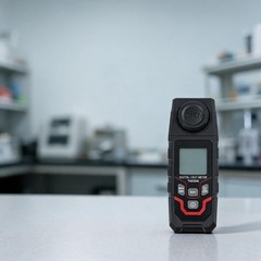 Portable LCD Luxmeter 0 to 200000 Lux Adjustable Unit Light Measurement