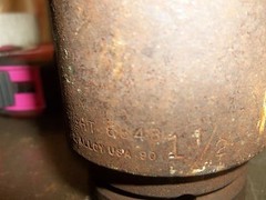 WRIGHT 1-1/2″ 6848 3/4″ DRIVE 6 POINT IMPACT SOCKET 1 1/2 IN (F3)
