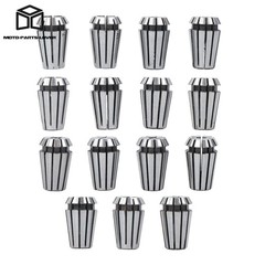19pc ER11 CNC Collet Set with M14 Nuts for Precision Workholding 1-7mm