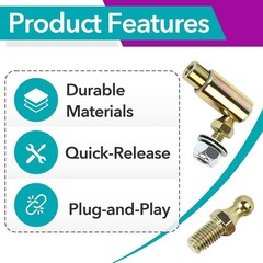 2 Sets Throttle Disconnect, Quick Release Ball Joint, 10-32 in Female Thread …
