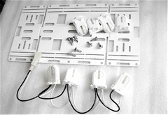 10 of Prewired Retrofit Kit changing 8′ T12 or 8′ T8 Light Strip to 4′ LED Tube
