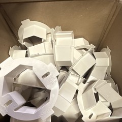 Arlington BE1R Box Extender 3-1/2″ & 4″ Round/Octagon 2hr FR White 25