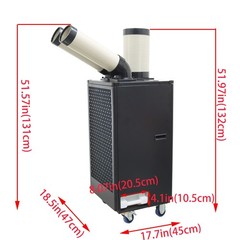 Industrial Air Conditioner 2Column Air-Cooled Mobile Aircon 220V Portable Unit