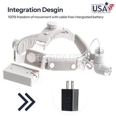 Dental 10W LED Headband Head Medical Light Good Light Spot ENT Specific Headlamp