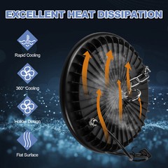 500W 10 Pack UFO LED High Bay Light Industrial Factory Warehouse Shop Commercial