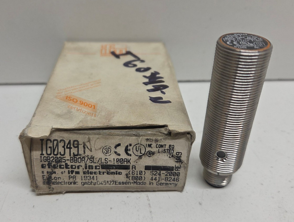 GUARANTEED! IFM EFECTOR INDUCTIVE SENSOR IGB2005-BBOA/SL/LS-100AK/RT-IG0349