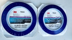 Lot 2 3M 471+ Vinyl Fine Line Tape 1/4”x36yd Indigo PN06405 Automotive Masking
