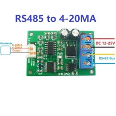 RS485 to 4-20MA 0-20MA Current Signal Generator DAC Converter Module Modbus RTU