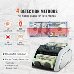 Advanced Bill Counter Machine with UV & MG Detection for Businesses