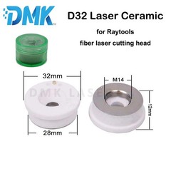 Laser Ceramic Ring Nozzle Holder 32mm for Precitec Raytools Original Fiber Head