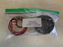 Replaces ALLIED Part number X1349 seal kit (2″ bore X 1-1/2″ Rod) (See text)