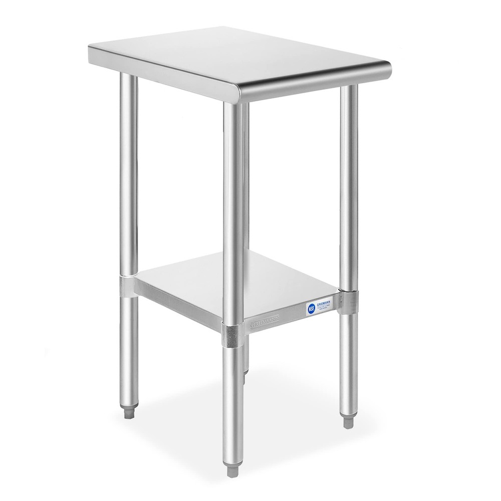 Stainless Steel Work Table 12 x 24 Inches, NSF Commercial Kitchen Prep Table …