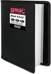 Dunwell Presentation Binder with Clear Sleeves – 8.5×11 Black Portfolio Folde