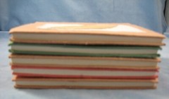 5 Handmade Natural Paper Blank Book-Journal-Diary-Notepad-Dream Book-Memo NOS